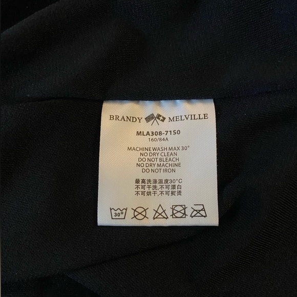 Brandy Melville Ciara Mini Skirt - size 26 - Picture 7 of 8